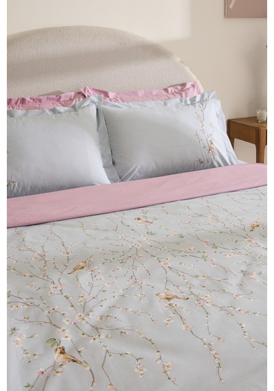 Karaca Home Tarin %100 Pamuk Çift Kişilik Nevresim Takımı Mint