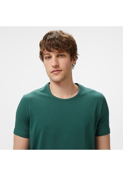 Nautica Nautara Erkek Yeşil Regular Fit T-shirt Düz V55009t Yeşil