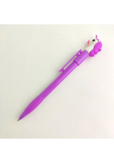 Unicorn Başlıklı Tükenmez Kalem K12252 Mor