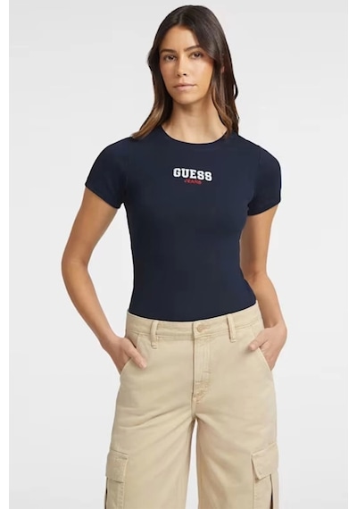 Guess Kadın T-shirt Siyah