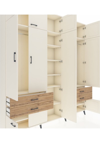 Arges Dolap 12 Raflı 4 Çekmeceli 2 Askılı 220x30x243 Aytaşı-aytaşı/çam Aytası/atlas Çam Arges Dolap 12 Raflı 4 Çekmeceli 2 Askılı 220x30x243 Aytaşı-aytaşı/çam Aytası/atlas Çam