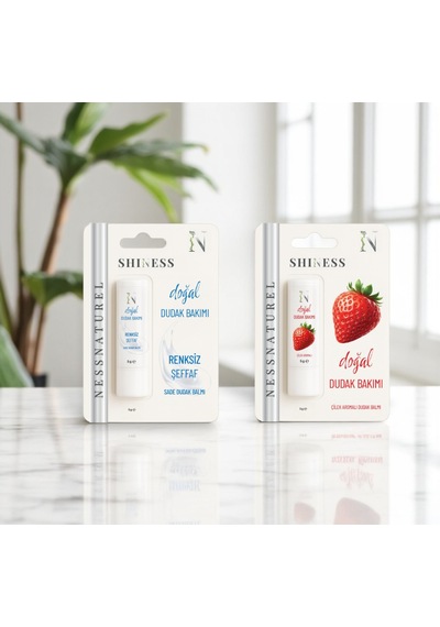 Shiness Doğal Dudak Balmı Çilek Aromalı