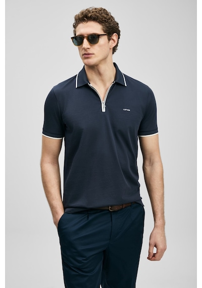 Lufian Chase Erkek Polo Yaka T-shirt 111040236 Lacivert