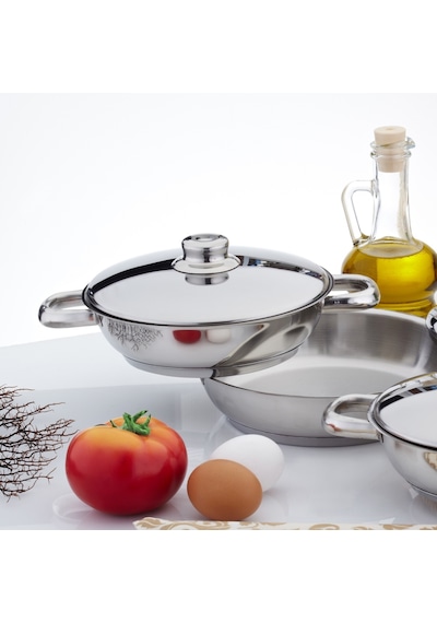 Gülsan Çelik Kapak 6 Parça Omlet Set