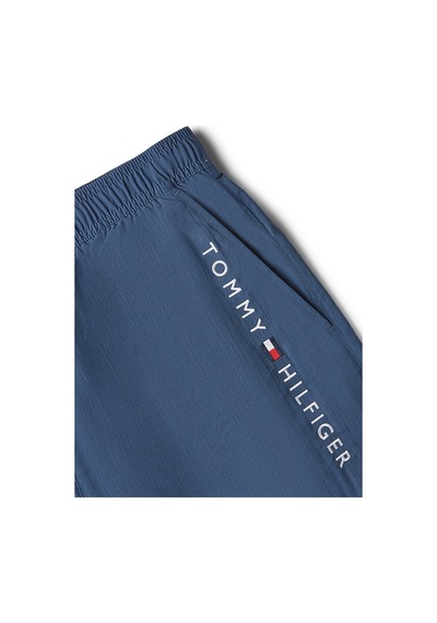 Tommy Hilfiger Medıum Drawstrıng Zip Pocket Erkek Mavi Deniz Şortu - Um0um03748