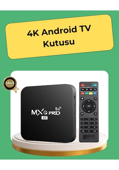 4k Ultra Hd Tv Box 2gb Ram, 16gb Hafıza, Android Akıllı Semeglbl - 63 Medya Oynatıcı Diğer