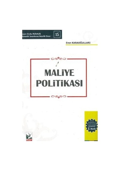 Maliye Politikası Eren Karaoğulları 2.El İadesiz