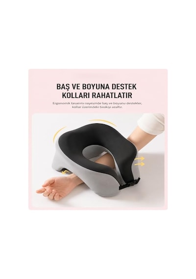 Viscora Powernap Ergonomik Masaüstü Uyku Ve Kaylule Yastığı Öğle Arası Uyku Ve Şekerleme Yastığı Boyun, Kol Ve Yüz Destekli Konfor