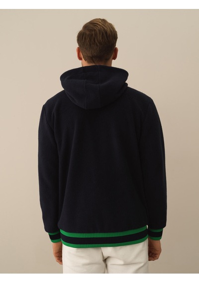 Xint Lacivert Pamuk Dokulu Regular Fit Sweatmont 350176