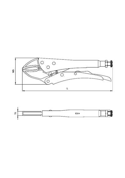 Ceta Form E50-190-2 Üniversal Ayarlı Pense 190 Mm