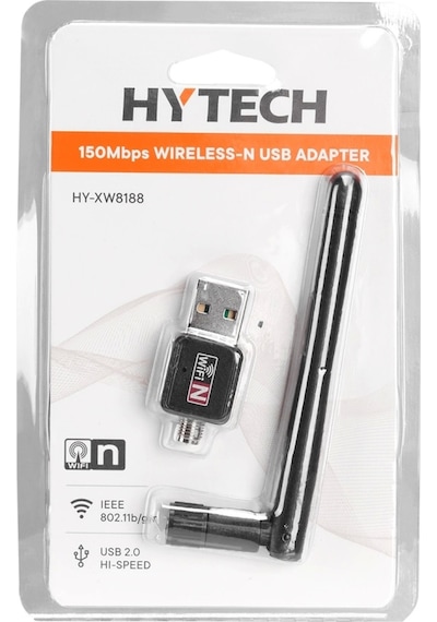 Hytech Hy-xw8188, 150mbp, 2.4ghz, 2dbi Harici Anten, Usb2.0, Wıreless Ethernet
