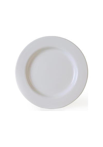 Beyaz Assos Pasta Tabağı 22 Cm 6 Adet 006 Çok Renkli