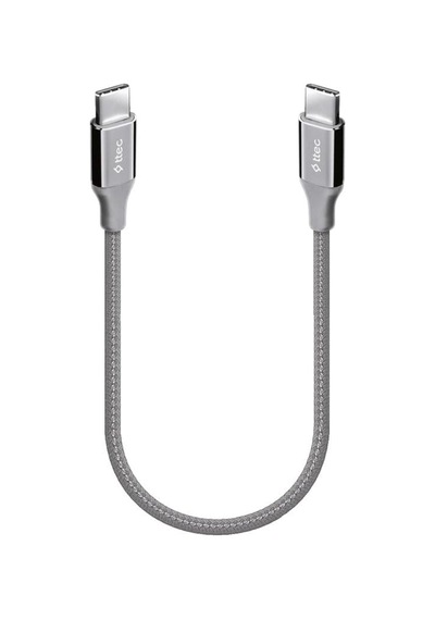 Alumicable Usb-c - Usb-c 30cm 65w Pd/qc Hızlı Şarj/data Kablosu Uzay Grisi Uzay Grisi 2dk50ug