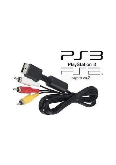 Playstation 2 rca kablo ps2 rca kablo playstation tv bağlantı kablosu 1.8 metre