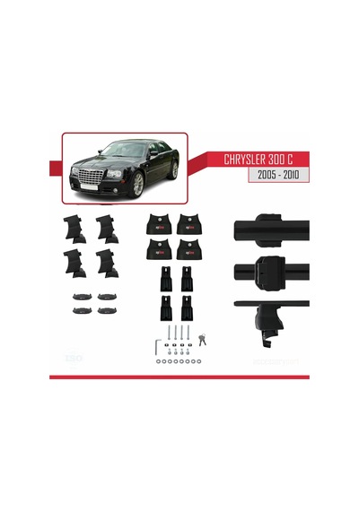 Chrysler 300 C 2005-2010 Arası İle Uyumlu Ace-4 Ara Atkı Tavan Ba