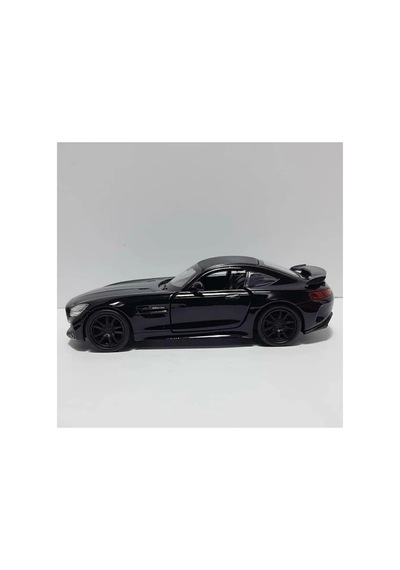 1:36 Mercedes Amg Gt R Siyah Diecast Metal Oyuncak Araba Açılır Kapı Çek Bırak Çok Renkli