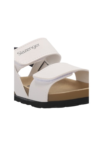 Slazenger  KERMIT Çocuk Cırt Cırtlı Beyaz Sandalet
