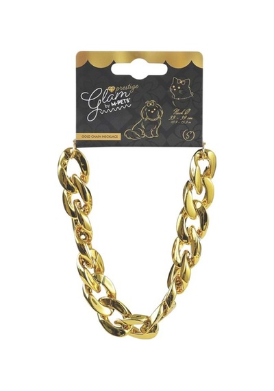 M-pets Glam Prestige Gold Chain Kedi Köpek Aksesuarı S M-pets Glam Prestige Gold Chain Kedi Köpek Aksesuarı S