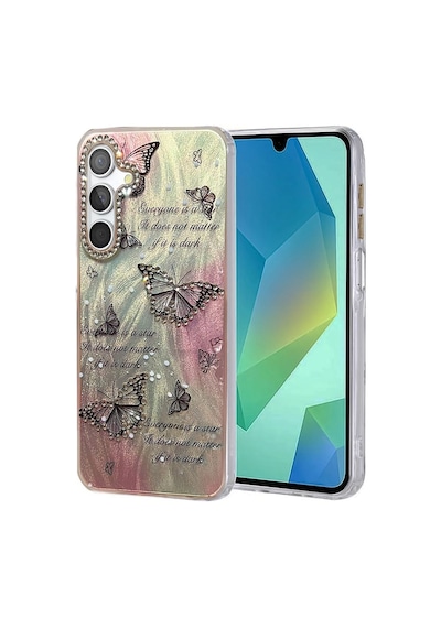 Samsung Galaxy S25 Kılıf Blade Aynalı Desenli Kapak - Desen 6