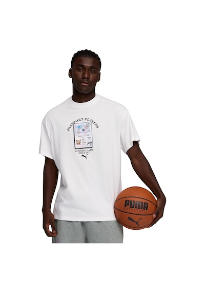 635060-01 Puma The Atw Dylan Tee Iıııı Erkek T-shirt Beyaz 635060-01