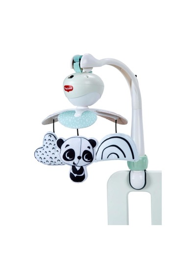 Tiny Love 0-3 Yaş Müzikli Sevimli Panda Dönence Beşik Ve Bebek Arabası Oyuncağı Black & White Koleksiyonu