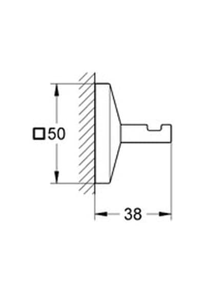 Grohe Allure Brilliant Bornoz Askısı - 40498000 Çok Renkli