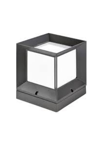 Sekizgen Led Kare Küp Dekoratif Bahçe Aydınlatma Armatürü Dış Mekan Sl 1903 Siyah