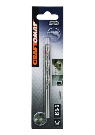 Craftomat Hss-g Metal Matkap Ucu 7.5 Mm