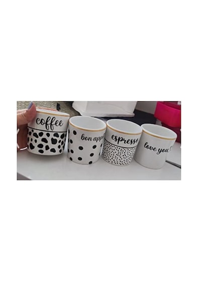 Ayrex Coffee Yazılı Espresso, Double Türk Kahvesi Fincanı - Kulpsuz Bardak Diğer