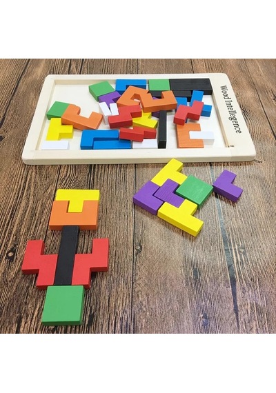 Ahşap Tetris Eğitici Oyuncak