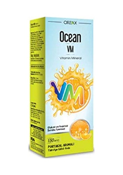Vm Vitamin Mineral Portakal Aromalı Şurup 150 Ml