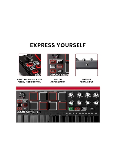 Akai Professional Mpk Mini Mkıı Le Black Black. Limited Edition