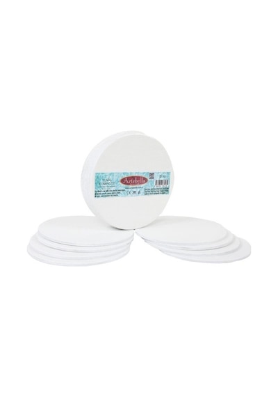 Ktytc8S010 Artebella (Preslenmiş) Tuval Kompozit Yuvarlak 10 Cm 8