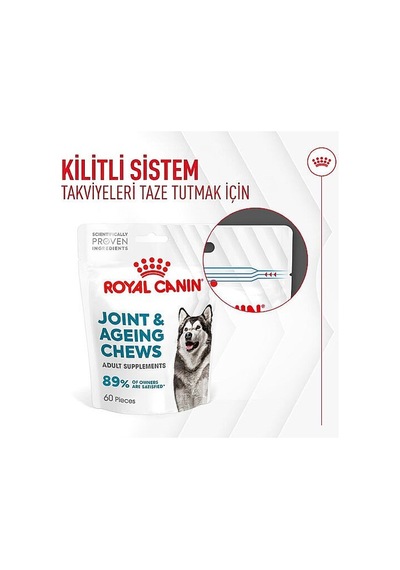 Royal Canin Joint & Ageing Chews Eklem Sağlığını Destekleyen Ve Yaşlanma Karşıtı Yetişkin Köpek Ödül Maması 240gr