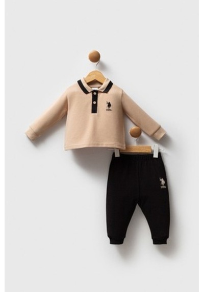 U.S. Polo Assn. 2li Takım Bej