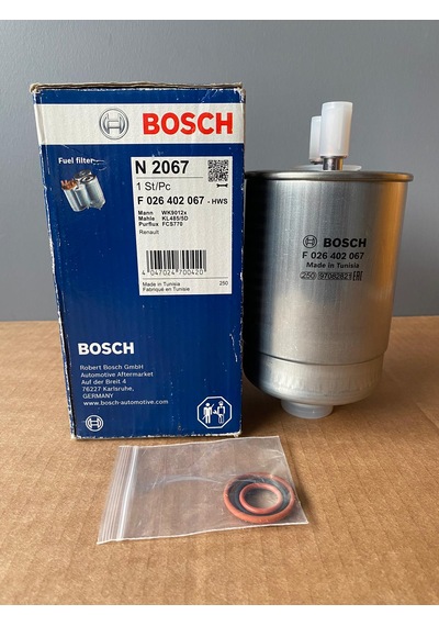 Bosch F026402067 Yakıt Filtresi Fluence Scenic Iıı Megane Iıı 1.5dcı K9k 85 90 105 110hp 164009384r 164006435r
