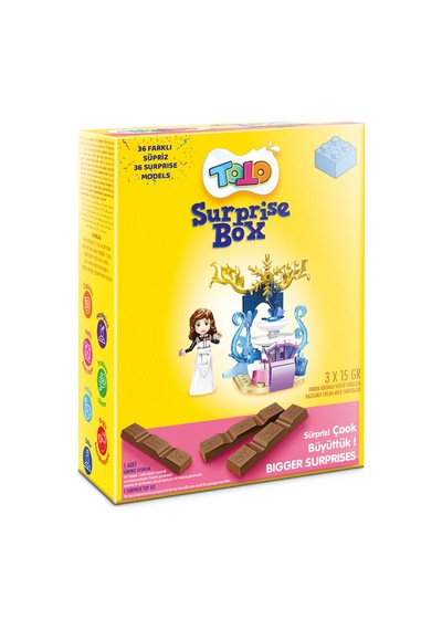 Toto Sürpriz Box Kız 3 X 15 G - 7 Adet Tarı