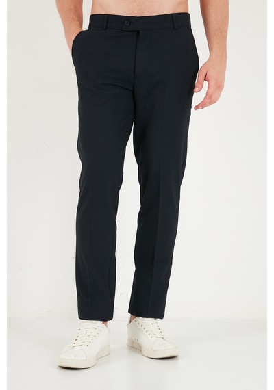 Buratti Normal Bel Regular Fit Düz Paça Pantolon Erkek Pantolon 6843702 Lacivert