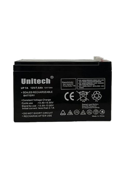 Unıtech 12V-7Ah Kuru Akü