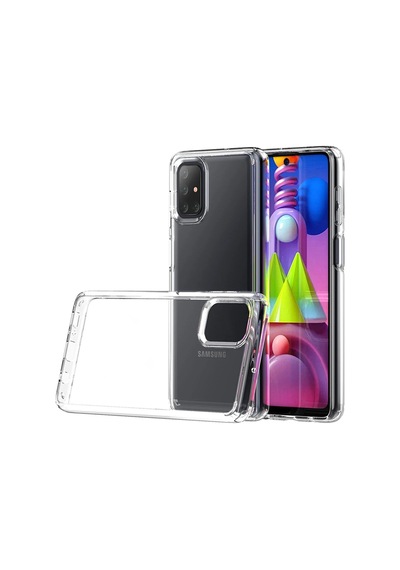 Newface - 832 - Samsung Galaxy M51 Kılıf Lüx - Kmrsfres - Şeffaf Silikon