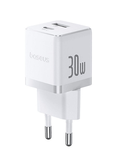 Baseus Palm C+U 30 W Eu Hızlı Şarj Beyaz