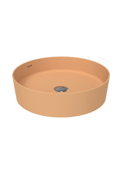 Creavit Loop Yuvarlak Masa Üstü Çanak Lavabo Ø45 Cm Şeftali Tüyü Lp145