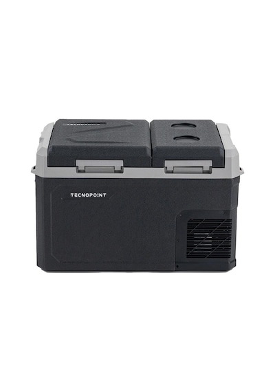 Tecnopoint Çift Kapaklı 30 Litre Taşınabilir Araç Buzdolabı 12v/24v/220v Uyumlu