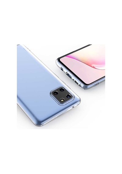 Galaxy A81 (Note 10 Lite) Kılıf Kamera Korumalı Süper Silikon Renksiz