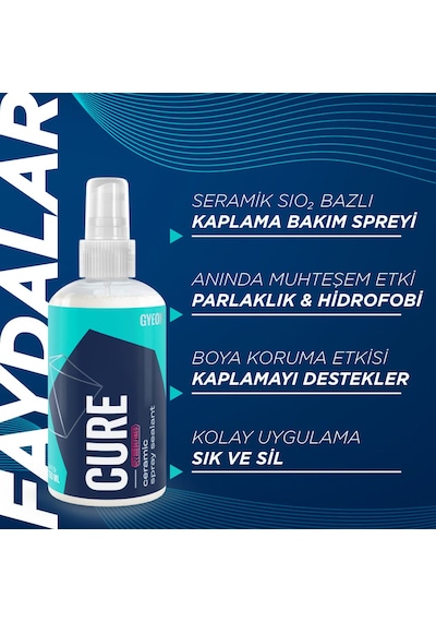 Gyeon Q²m Cure Redefined Araç Boya Koruma Ve Bakım Spreyi - 100 M