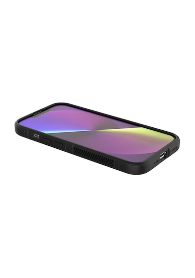 Zore İphone 14 Kılıf Esnek Tpu Oyuklu Arka Yüzey Tasarımlı Ogaa Etnik Silikon Kapak - Siyah