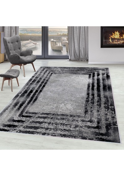 Rovigo Home Dijital Baskı Yıkanabilir Kaymaz Taban Salon Halısı RVG1586-SD236 Çok Renkli