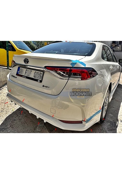 Corolla Ön Arka Tampon Eki Ve Marşpiyel Boyasız Plastik