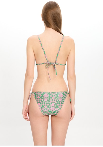 Toosalty Kadın Çok Renkli Etnik Desenli Üçgen Bikini Takımı 25sw007st Çok Renkli