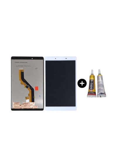 Samsung Galaxy Tab A8 Sm-t290 Uyumlu Dokunmatik Set Beyaz + B7000